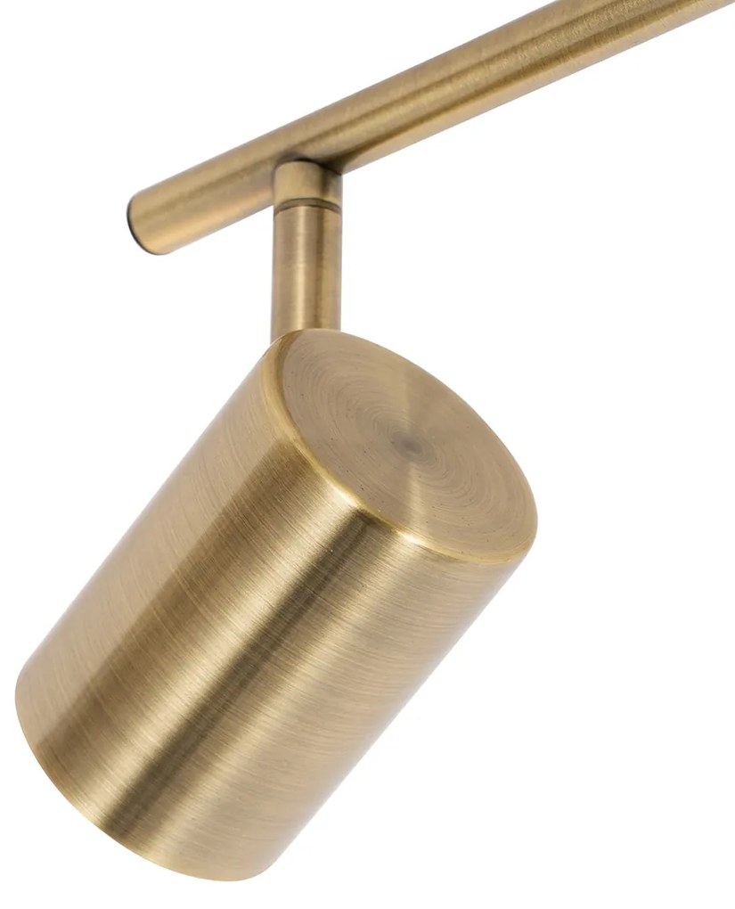 Candeeiro de teto moderno bronze 5-luzes ajustável retangular - Jeana