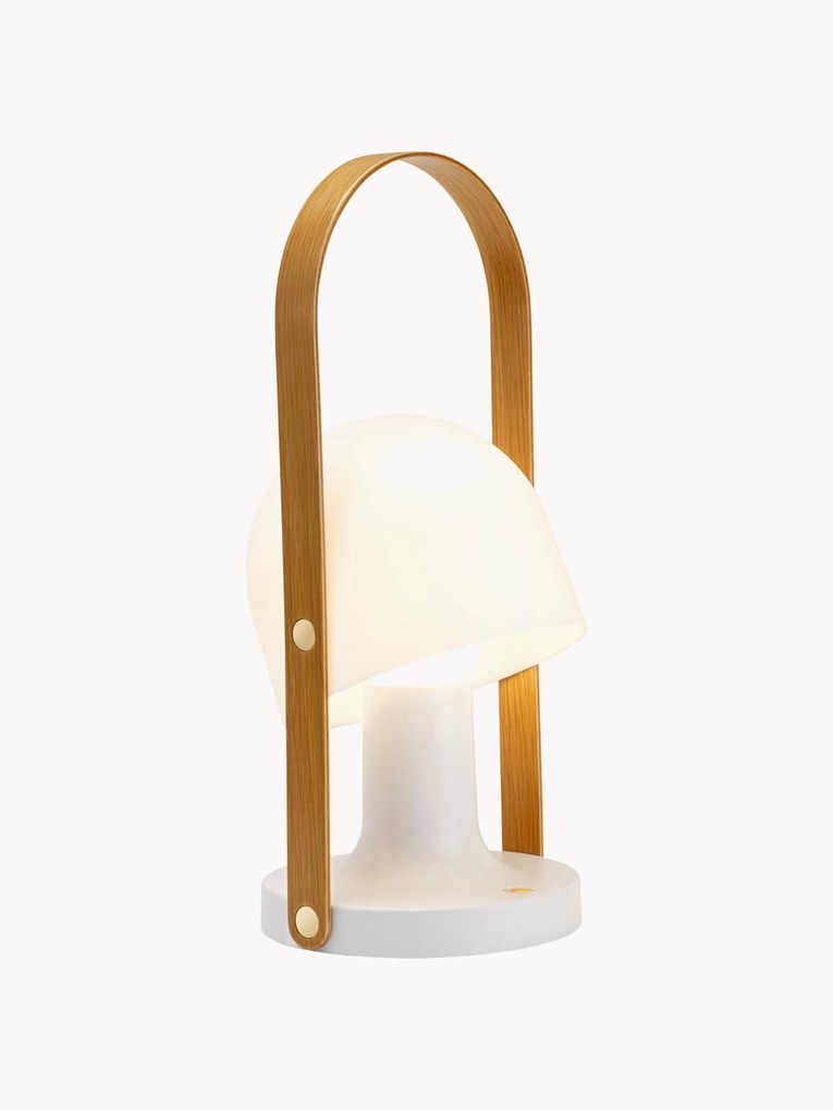 Candeeiro de mesa LED portátil e regulável Followme Plus, com abajur regulável