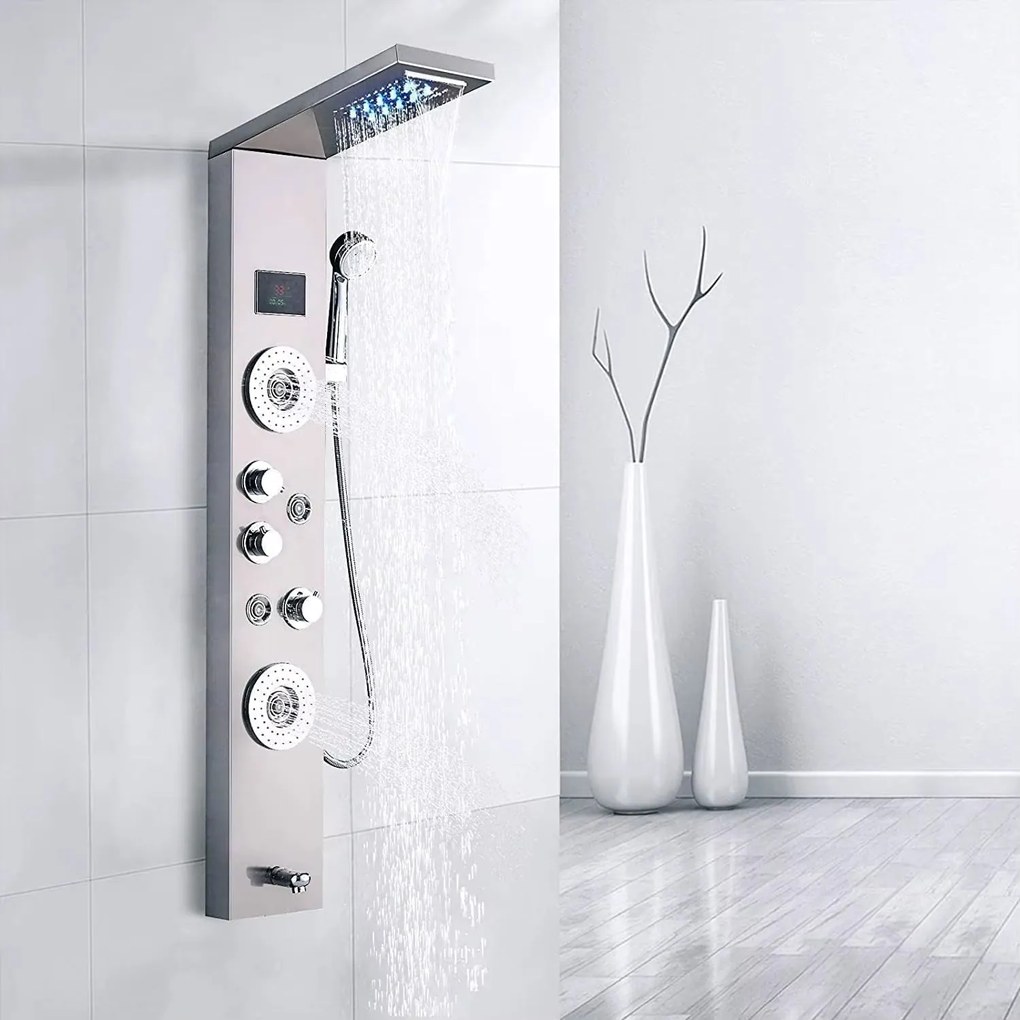 Coluna de Chuveiro de Hidromassagem Verona – Com Display Digital, Torn
