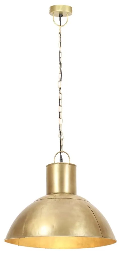 Candeeiro suspenso redondo 25 W 48 cm E27 bronze