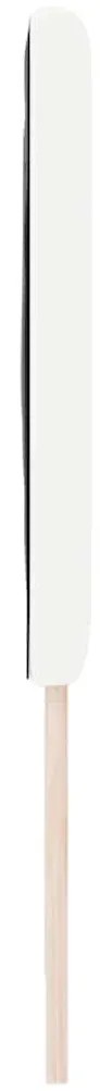 Cabeceira vidaXL Design Simples Branco Puro 90 cm Couro Sintético