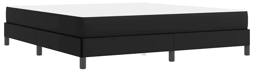 Cama Outros Preto 180 x 200 cm Couro sintético