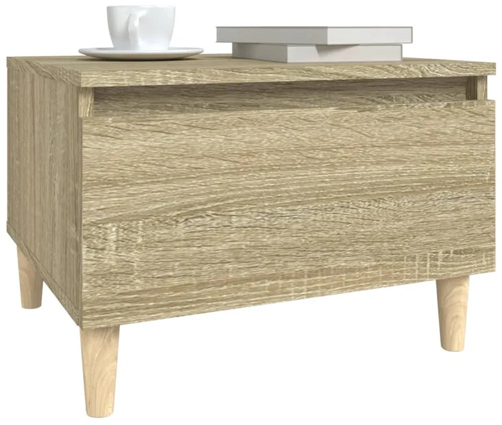 Mesa de apoio 50x46x35 cm derivados de madeira carvalho sonoma