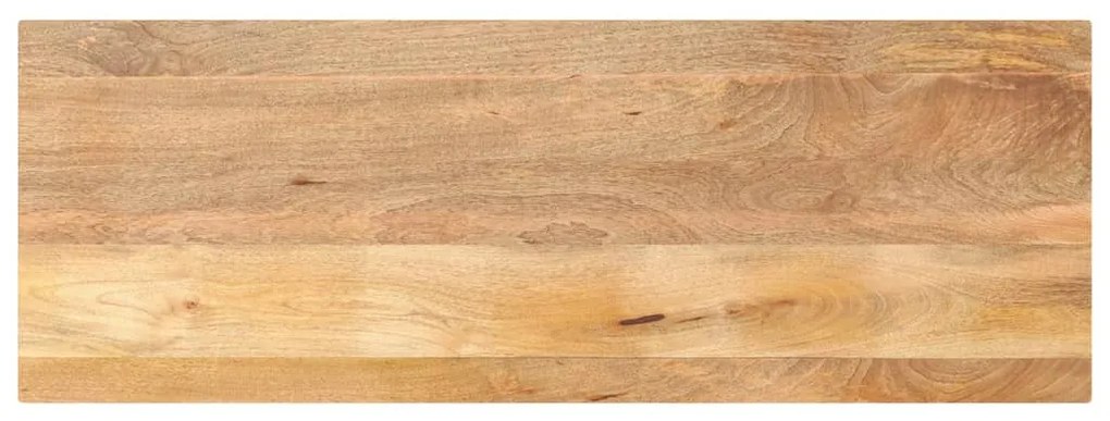 vidaXL Tampo de mesa retangular 160x50x2,5 cm mangueira maciça