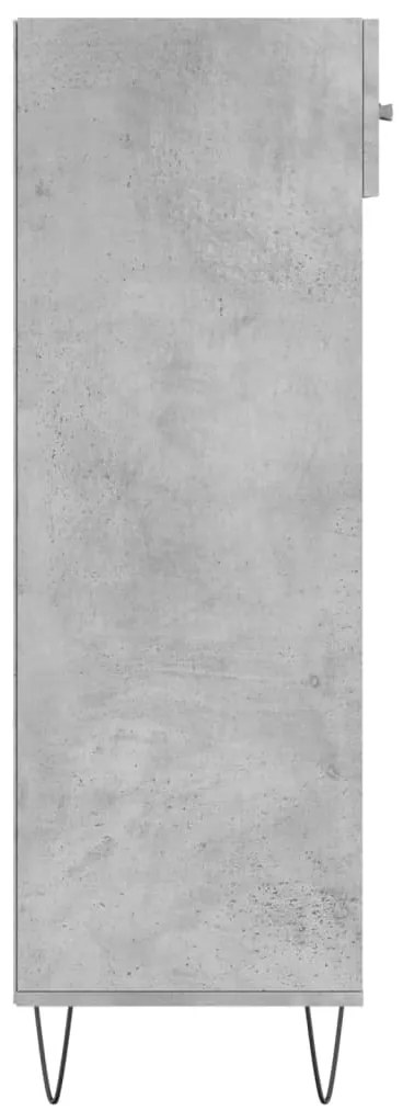 Sapateira 60x35x105 cm derivados de madeira cinzento cimento