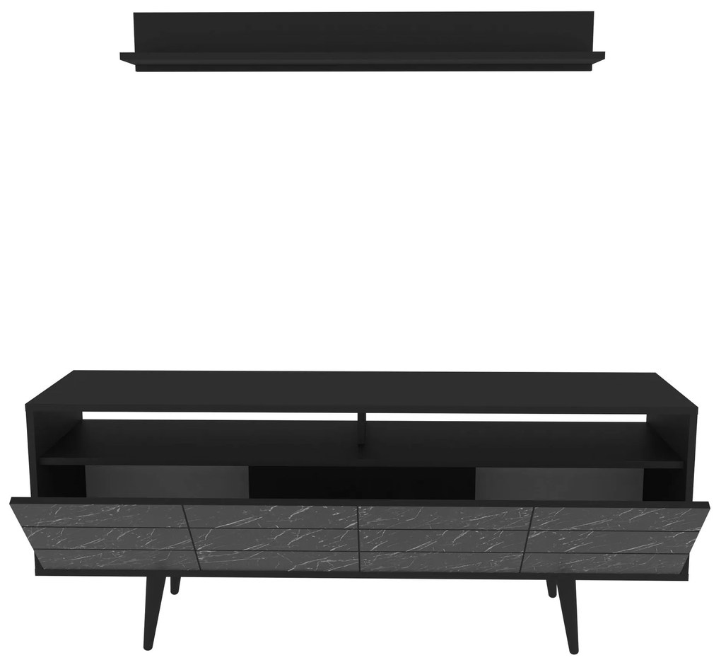 Unidade TV Ola – Preto – 160 cm x 35 cm x 64,5 cm