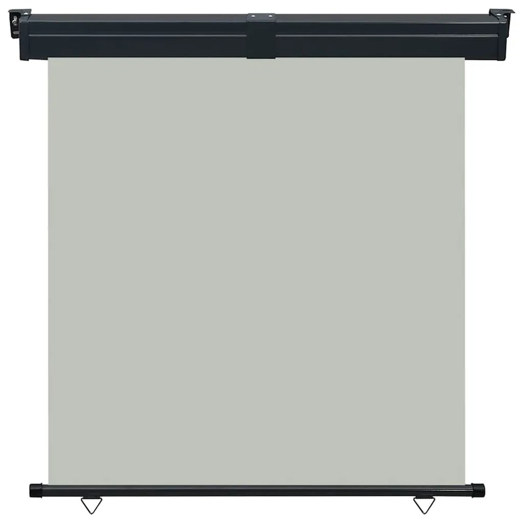 Toldo lateral para varanda 165x250 cm cinzento