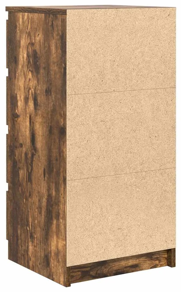 Aparador 37,5x35x76 cm derivados de madeira carvalho fumado