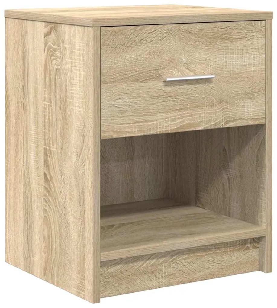 Mesas de cabeceira 2 pcs com gaveta 40x34x50 cm carvalho sonoma