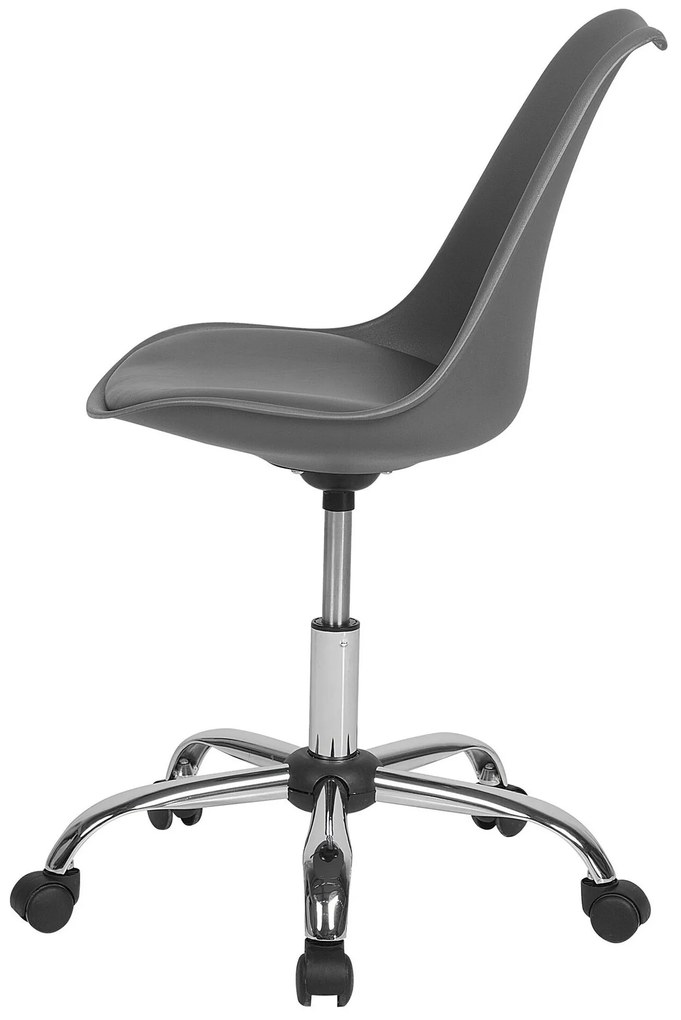 Cadeira de escritório cinzenta DAKOTA II Beliani