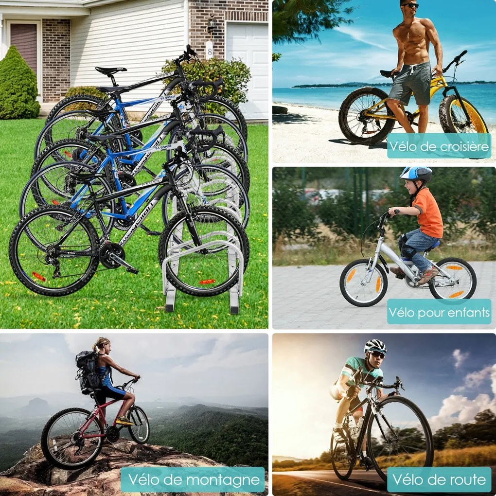 6 Suportes de armazenamento para bicicletas infantis