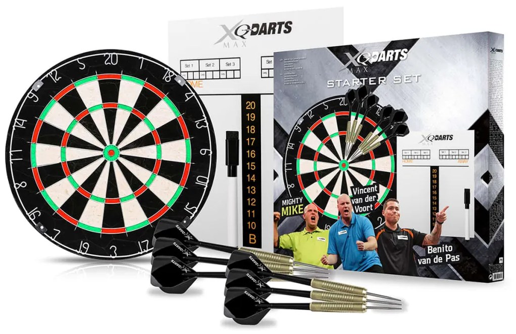 407671 XQmax Darts Alvo de dardos StarterSet cerda QD7000040