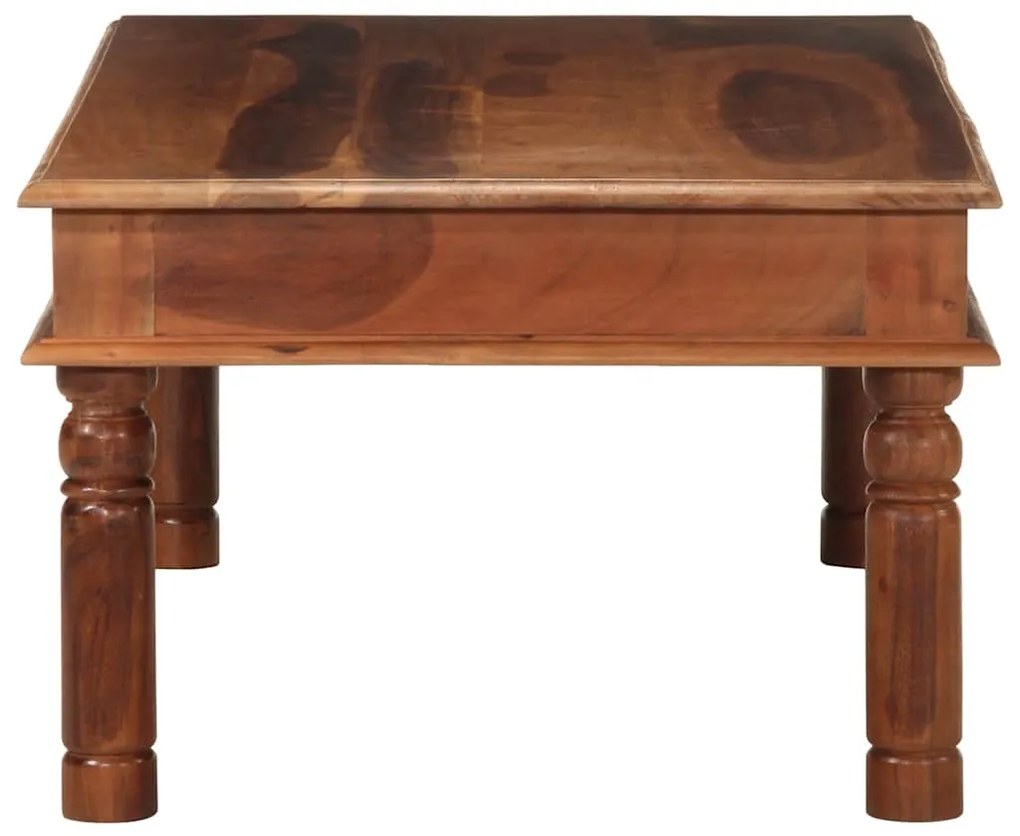 Mesa de centro 110x60x40 cm madeira maciça de acácia