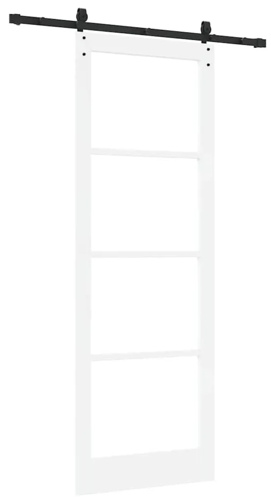 Porta Deslizante vidaXL com Conjunto de Ferragens 'ORKDAL'Branca 83x23