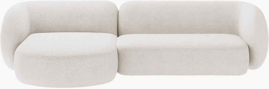 Sofá de canto modular em bouclé Kate (3 lugares)