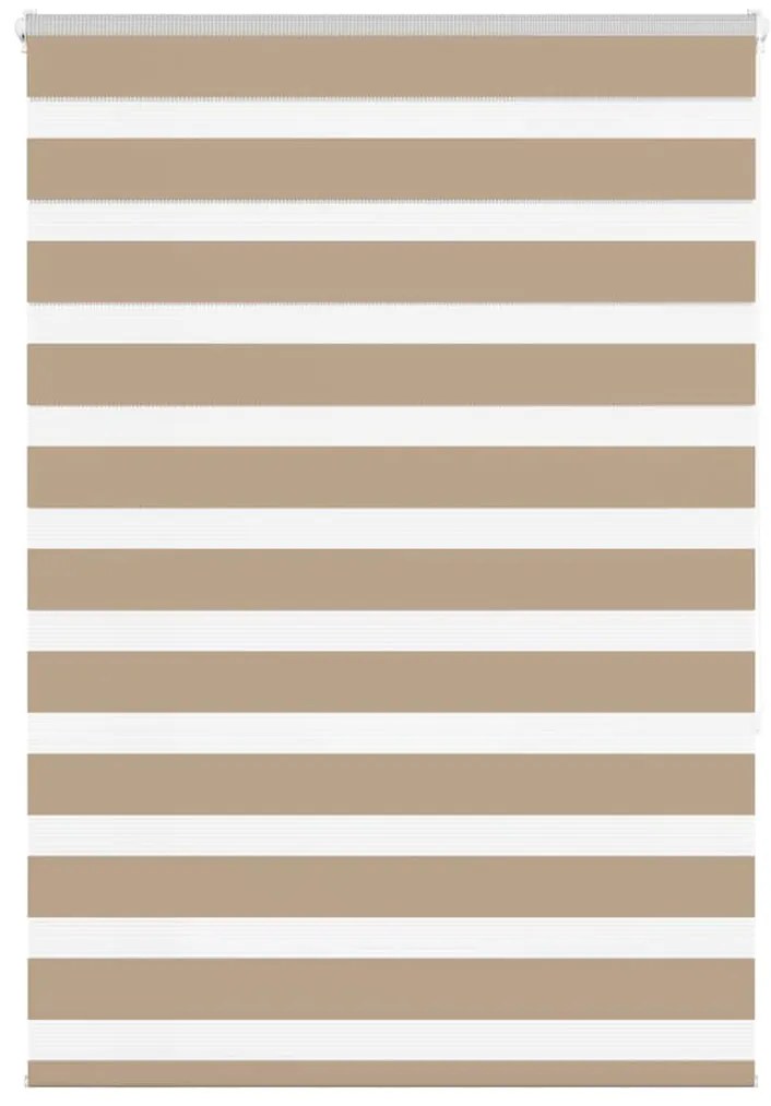 vidaXL Cortina de zebra 95x150 cm largura do tecido 90,9 cm poliéster