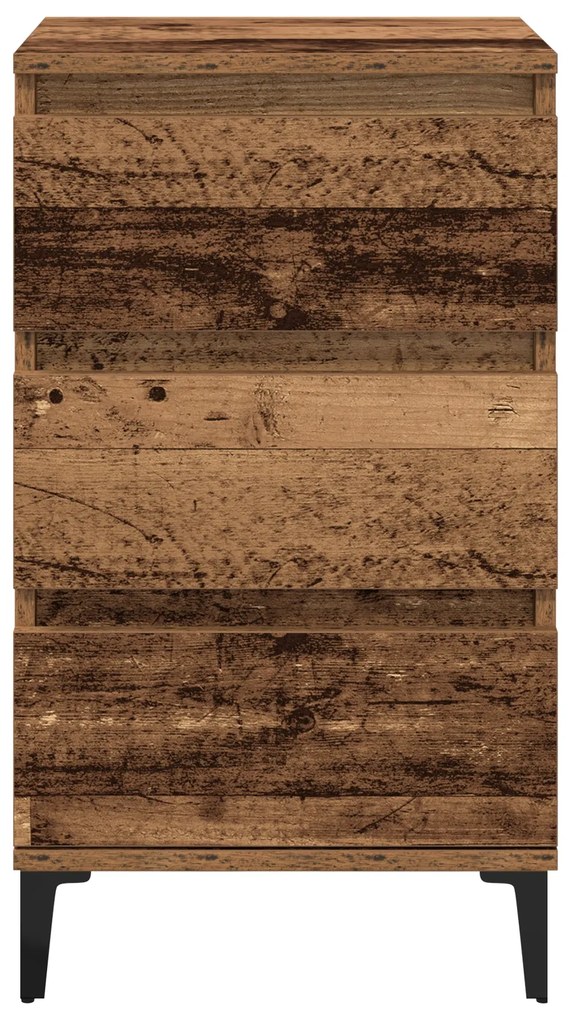Cabideiro vidaXL Madeira Velha 40x35x70 cm Madeira de Engenharia