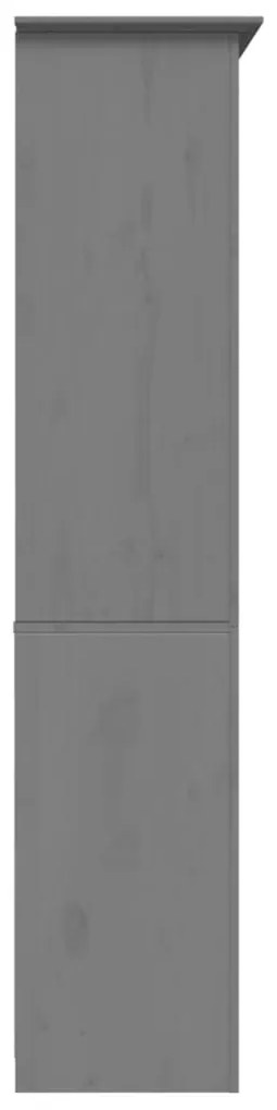 Estante BODO 82x40x173 cm madeira de pinho maciça cinzento