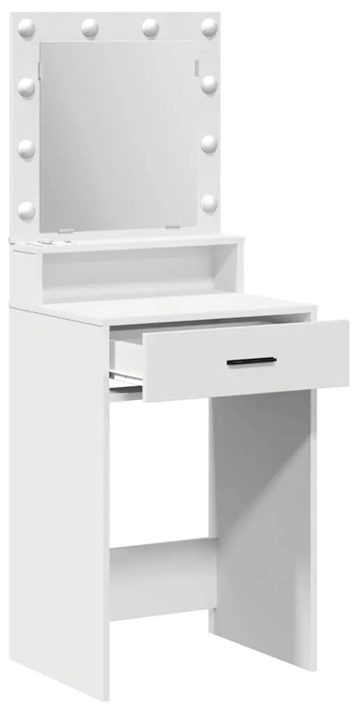 Mesa de Maquiagem vidaXL com Luzes LED Brancas 50x41x135 cm