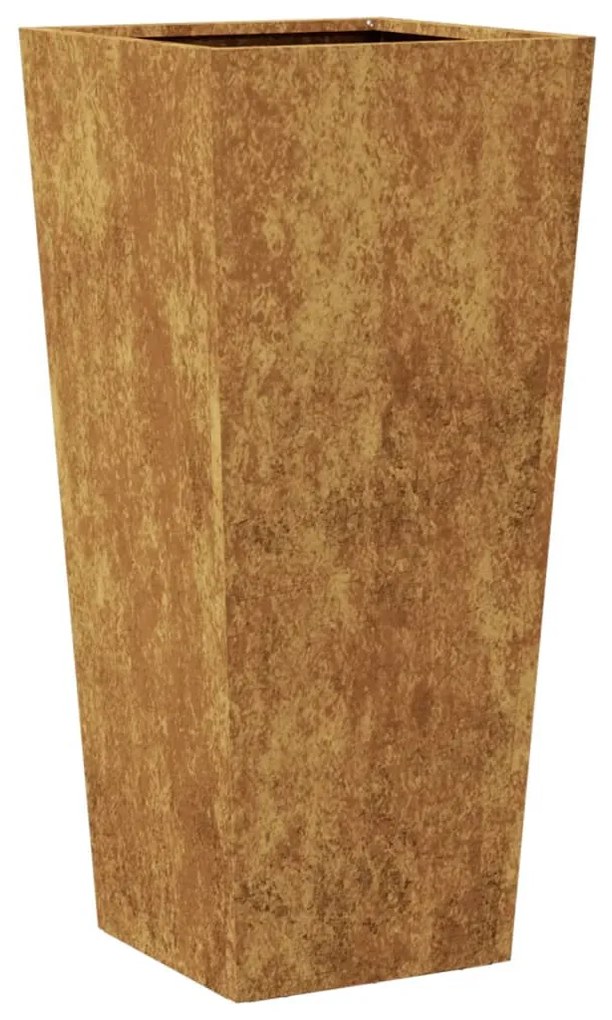 Plantador de Jardim 35x35x75 cm aço resistente às intempéries