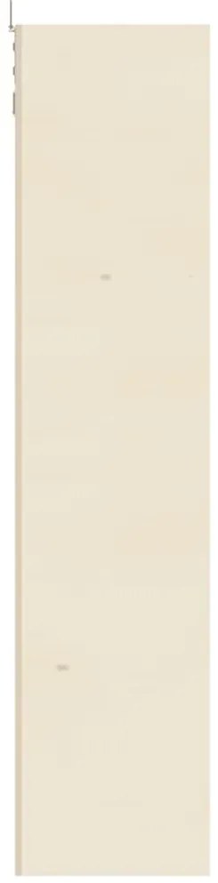 Vitrine de colecionador de madeira com portas 80x8,5x37 cm
