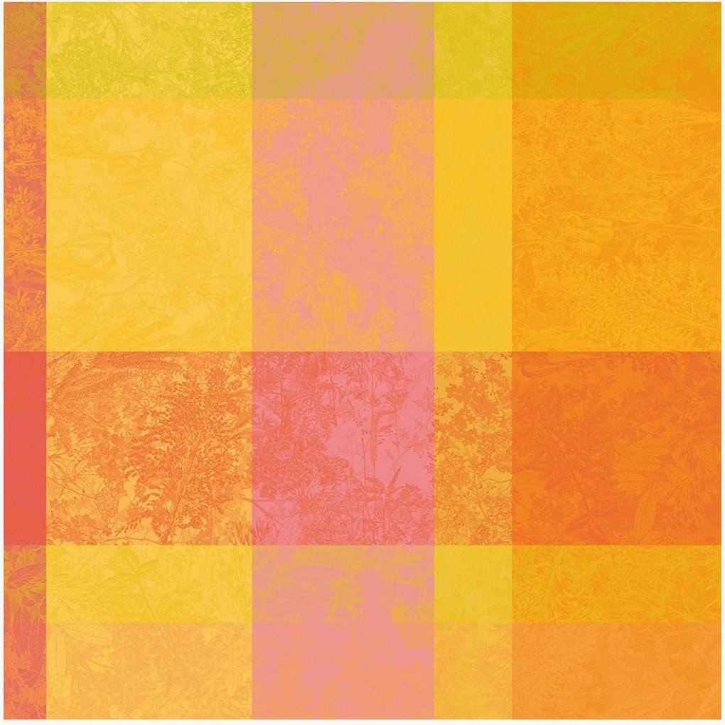 Toalha de mesa jacquard Mille Esprit Jardin Chatoyant