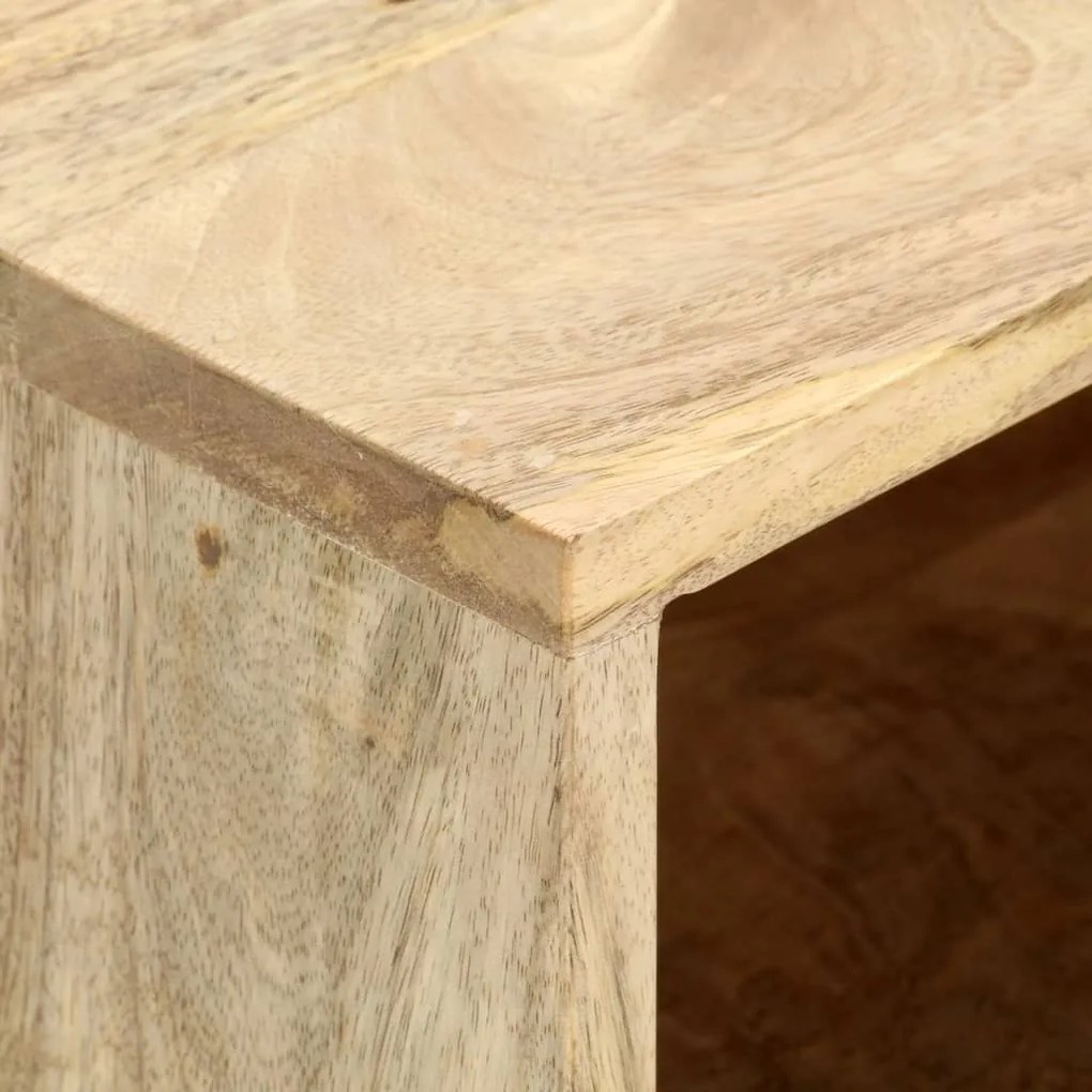 Mesa de centro 90x50x40 cm madeira de mangueira maciça
