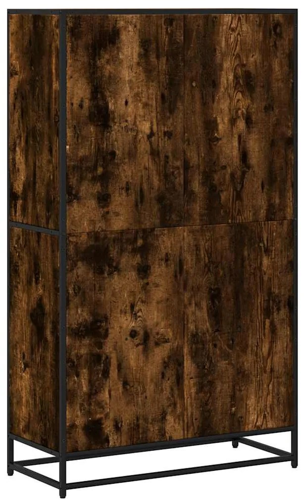 Estante 80,5x35x139 cm derivados de madeira carvalho fumado