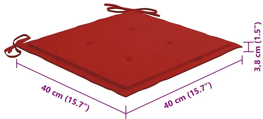 Cadeiras de exterior dobráveis 8pcs c/ almofadões acácia maciça