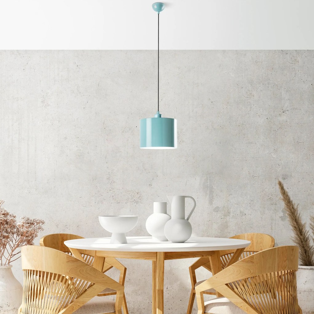 Candeeiro de Teto Duz – Turquesa – Ø20 h:15 cm
