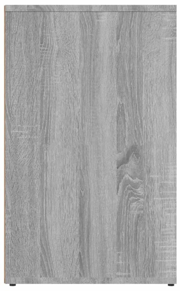 Toucador 80x40x65 cm derivados de madeira cor cinzento sonoma