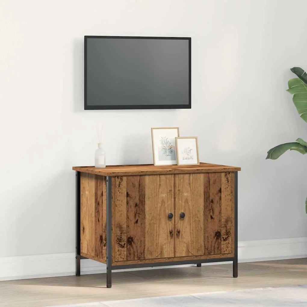 vidaXL Suporte para TV Old Wood da Madeira velha 60 x 35 x 45 cm Durável