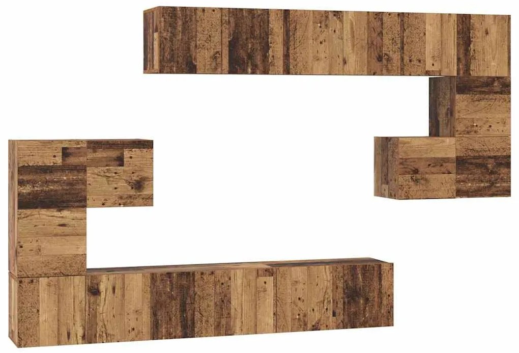 Conjunto de móvel de TV com prateleira Outros com armazenamento 10 pcs