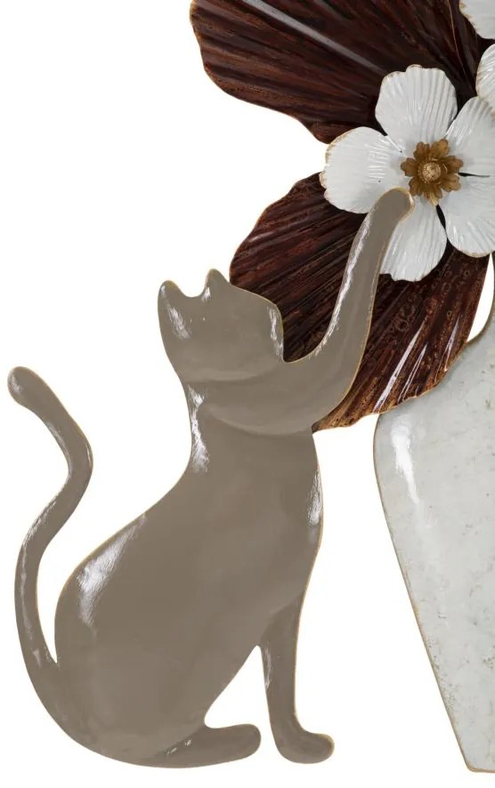PAINEL DE PAREDE DE FERRO GATO 54,6X8,9X59,7 CM MULTICOLORIDO