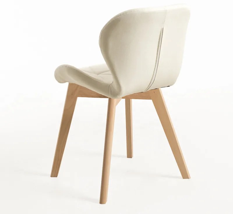 Pack 4 Cadeiras Zie Tecido - Beige