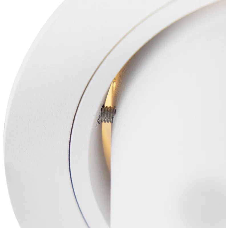 LED Foco embutido inteligente branco inclinável com Wi-Fi GU10 - Installa Moderno