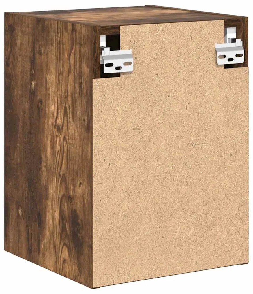 Armários de parede para garagem 2 pcs derivados de madeira