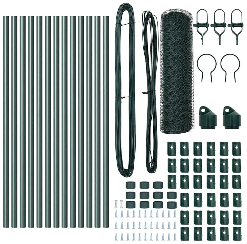 Conjunto de Cercamento Conjunto de 2 Verde Floresta