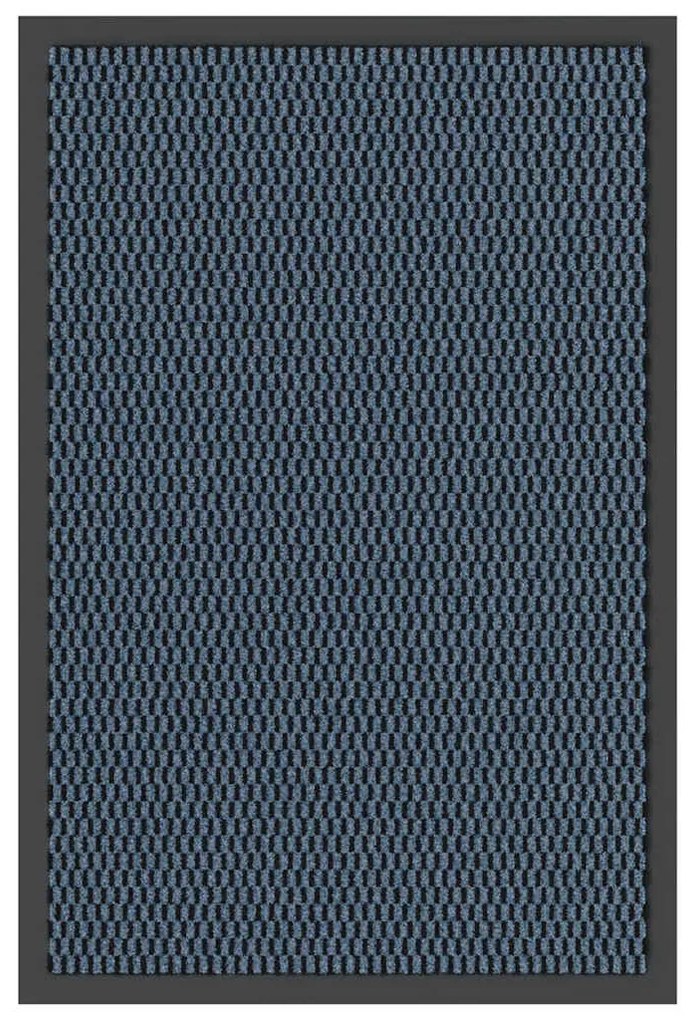 Tapete de porta 40x60 cm azul