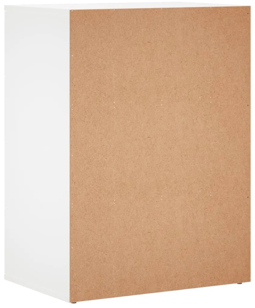 Aparadores 2 pcs 60x39x80 cm derivados de madeira branco