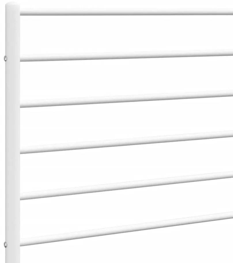 Cabeceira de cama 120 cm metal branco