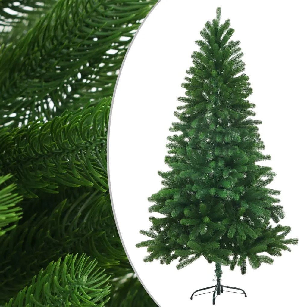 vidaXL Árvore de Natal artificial agulhas realistas 150 cm verde
