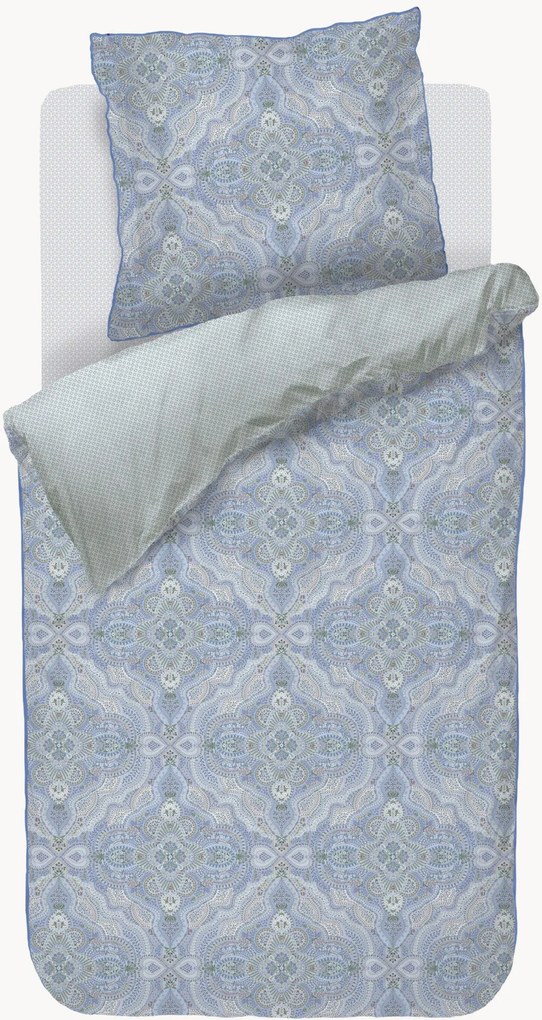 Conjunto de roupa de cama em percal de algodão Moon Flower