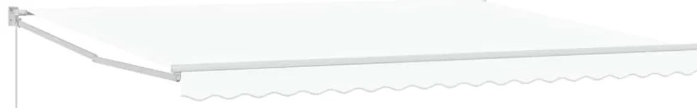 Toldo Retrátil Manual Branco 450x300 cm