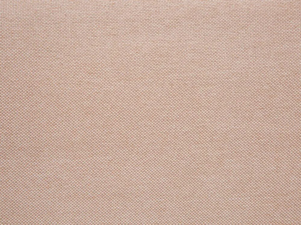 Cama de casal continental em tecido cor de areia 180 x 200 cm ADMIRAL Beliani