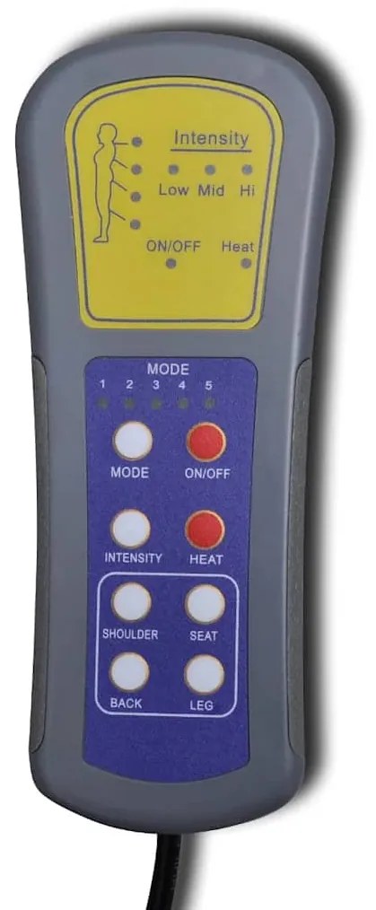 Cadeira de massagens couro artificial branco