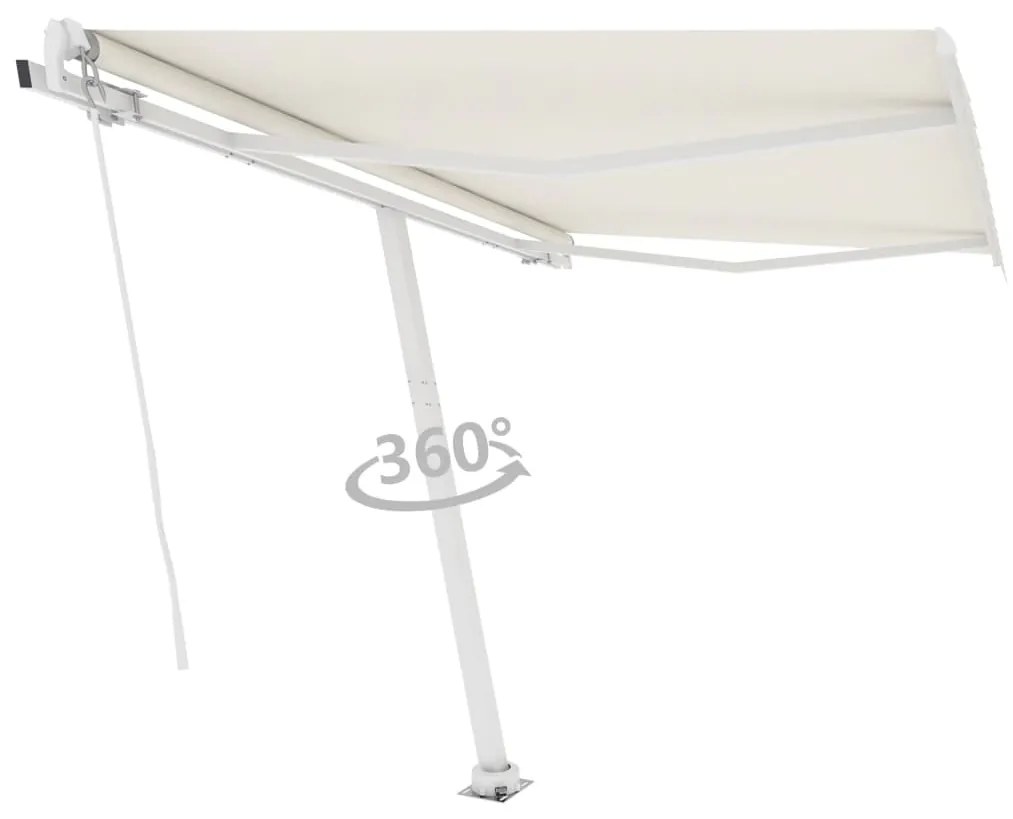 Toldo automático independente 350x250 cm cor creme