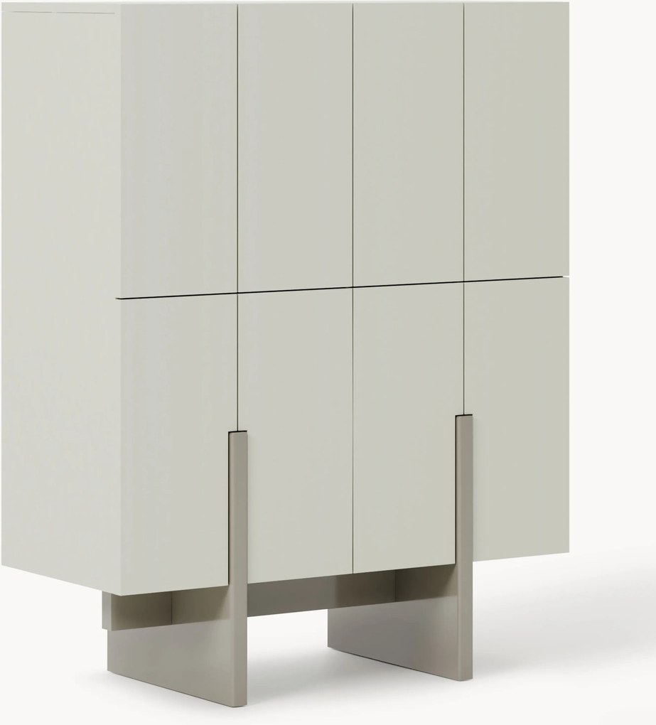 Cómoda alta em madeira Dado