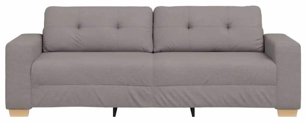 Sofá de 3 Lugares vidaXL Taupe 180 cm em Tecido