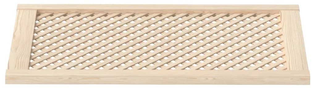 Portas de armário design treliça 2 pcs 49,5x99 cm pinho maciço
